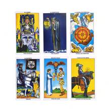 西班牙塔罗牌神谕塔罗牌命运占卜预言卡家庭聚会游戏塔罗牌西班牙选项小册子指南 - 彩色 - 查看 5