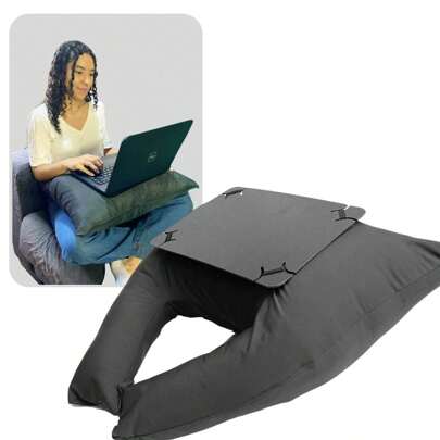 Almofada Suporte Notebook Mesa De Colo Com Bandeja Multifunal