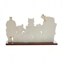 Halloween Table Wooden Sign Tiered Tray Decorations Desk Centerpieces For Home Indoor Outdoor Party Decor - Orange - View 4