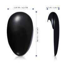 50/100pcs Disposable Dye Ear Cover, Plastic Waterproof Ear Protector, Salon Styling Tool, Suitable For Hairstylists & Home Shower