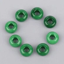 2 件/批天然石珠多色算盘形状大孔散珠适用于珠宝制作 DIY 项链手链配件 - Beads - 查看 14