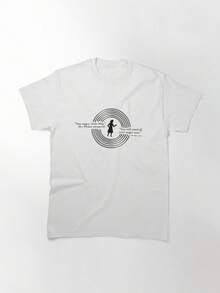 "Mantente enojada, pequeña Meg", camiseta clásica para mujer, 220 g de algodón puro, cuello redondo informal, ideal para días de viaje cómodos y ropa informal. - Blanco - Ver 1