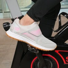 KOFUBOKE Women's Cycling Shoes, Indoor Cycling Shoes Women With SPD Cleats, Comfortable And Breathable Spin Shoes & Bike Shoes - 灰色 - 查看 3