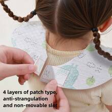 20pcs Disposable Bib For Baby Food, Baby Drool Bib, Complementary Food Cover, Portable Waterproof Bib For Children, Independent Packaging - Multicolor - View 6