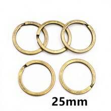20Pcs 25-30mm Metal Key Ring Laveros Clasp Findings Key Chain Split Ring DIY Jewelry Making Accessories Findings - Split Ring - View 28