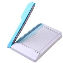 1 Stück Papierschneider, Mini Papier-Trimmer mit Gitternetz-Maßstab, geeignet für Bastelpapier, Fotos, Karten, Scrapbooks, Büro- und Heimgebrauch