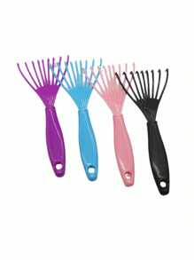 梳子清洁器气囊按摩梳清洁刷家庭气垫按摩梳清洁爪清洁工具梳刷解开头发刷清洁工具毛刷清洁器耙梳清洁刷迷你毛刷清洁工具用于去除头发灰尘家庭和沙龙使用，返校用品返校