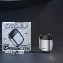 男士电动剃须刀，便携式旅行车用可充电迷你可水洗双刀片，带 2 档速度调节 - 銀色 - 查看 2