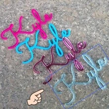 Exquisite Wedding Nameplate -Personalized Wedding Place Table Cards Laser Cut Names Guest Names Weddings Place Cards Laser Cut Name Signs Place Settings Bride And Groom-1PC, Multi-Functional, Ornamental, Reusable, High-Quality, Cute, Colorful, Tidy, Modern, Custom, Personalized, Unique, Ideal Gifts For Him, Ideal Gifts For Her, Her, Boyfriend, Girlfriend, Dad, Mom, Friends, Family, Son, Daughter, School Students, Workers, Kids, School, Office, Home, For Anniversaries, For Birthdays, For Housewarming, Wedding Essentials,Christmas Gift Supplies - Multicolor - View 17