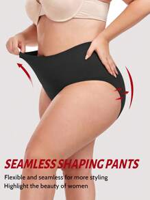 Mutande senza cuciture da donna taglia forte a nido d'ape, traspiranti e amichevoli per la pelle, Mutande da donna taglia forte senza cuciture per sollevare e modellare i fianchi