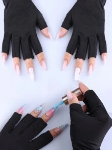 美甲紫外线手套：专业美甲紫外线手套，用于凝胶美甲，抗 UVA 和 UVB 手套，用于凝胶美甲灯，露指紫外线手套，用于凝胶美甲，防止手部受到紫外线伤害，抗紫外线指甲手套，紫外线凝胶防护手套，露指美甲，美甲工具，LED 灯，美甲烘干机，辐射手，美甲用品，美甲工具，美甲工具，返校，指甲，按压指甲用美甲工具 - 彩色 - 查看 8
