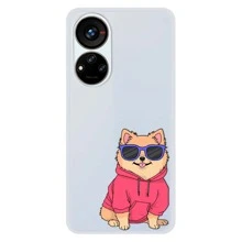 INSTACASE Funda Compatible con Zte  Pomerania Sudadera Protector para Zte  Perritos Sudaderas, Case para Zte  Pomerania Sudadera , Carcasa para Zte  Para Mujer, a Prueba De Golpes TPU.