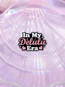 Clavos de cerámica esmaltada, frases cortas en inglés inspiradoras en mi era delulu, accesorios de ropa y mochila, broches de metal, accesorios de equipaje y moda, accesorios de ropa, broches de aleación para ropa, mochila, encanto, útiles escolares, broches lindos, accesorios de oficina, camisas, chaquetas, joyería, accesorios de otoño-invierno, navidad, halloween, adecuado para adolescentes, jóvenes, hombres, casual, al aire libre, atlético, vacaciones, regalos de graduación, cumpleaños, uso diario