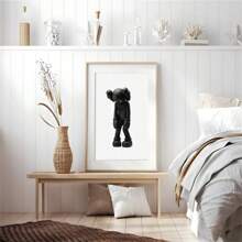 1/6 Tấm Áp phích Kaws, Đồ trang trí tường, Đồ trang trí tối giản, Quà tặng cho bạn bè, Nghệ thuật trang trí, Không khung - MỘT - Xem 2