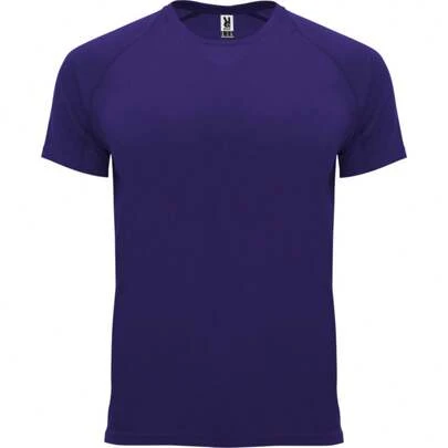 Roly Mens Bahrain ShortSleeved Sports TShirt Activewear (Mauve) - 135gsm 100% Polyester