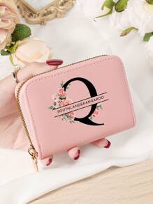 Burgundrote Tasche Charlie Rotwein Roter Umschlag Modische und hochwertige Kartenetui Tasche Leicht zu tragen Münztasche mit mehreren Fächern Reißverschluss Multi-Slot Einfache Kreditkartenfächer Multifunktions Damenbrieftasche Kartentasche Mini Geldbörse Geldbeutel Kartenetui