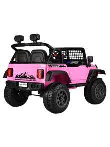 Joykoo Carro a Control Remoto Montable Electrico para Niños Camioneta 12v - Rosa - Ver 7