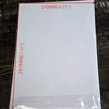 A4 Photo Paper 200gsm For Inkjet Printing, Glossy Back To School - White - View 3