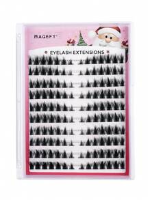 140 Clusters CC Curl Single Cluster Segmented False Eyelashes Ten Rows Natural & Realistic Three-Step European And American Style,Wet Mangga Eyelashes, Crossed 3d Fluffy Faux Eyelashes, Cartoon Cosplay Natural False Lashes, Makeup Tool,Daily Makeup Thick Curled Eyelash Extension Soft & Non-Irritating Reusable,Valentine's Day Gift - CC - 查看 7