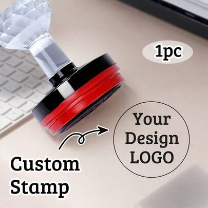 1/2 piezas Sello de boda personalizado con logotipo/diseño redondo, sellos de foto autoentelados para aniversarios, sellos personalizados de boda, sellos personalizados para mascotas, sello DIY, texto personalizado, logotipo, fecha, sello, contratado, moderno y único, adecuado para regalos de cumpleaños, bodas, aniversarios, oficina, regalos ideales para ella, multifuncional, regalos ideales para él, regalos ideales para la oficina, para aniversarios