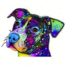 1pc/2pcs/3pcs Pitbull Iron On Heat Transfer Vinyl Stickers - Decor Decals For Clothes, T-Shirt, Hoodies, Pillows, Hats, Bags