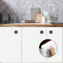 Kitchen Towel Holder, Self Adhesive Wall Dish Towel Hook, Round Wall Mount Towel Holder For Bathroom, Kitchen And Home, Wall, Cabinet, Garage, No Drilling Required