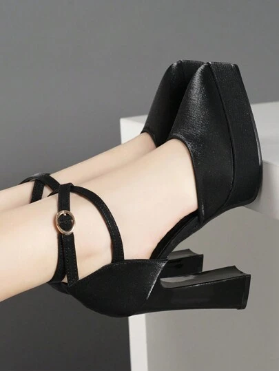 女士镂空高跟鞋，超高跟，粉色、杏色、白色、黑色、红色、银色、金色可选，时尚百搭