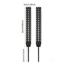 Set de 4 piezas Enrejado musgo, altura de 25 cm, poste de musgo conectable, marco de soporte para trepar plantas de fibra de coco, vid verde - Multicolor - Ver 5