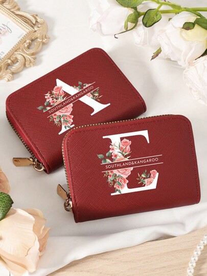 Geanta Burgundy Charlie Red Wine Red Plic La modă și de înaltă calitate Geantă de depozitare pentru carduri de credit Ușor de transportat Portofel cu monede cu mai multe sloturi Fermoar Slot multiplu Slot simplu pentru card de credit Portofel multifuncțional pentru femei Geantă pentru carduri pentru femei Portofel Mini Portofel Poșetă Portofel pentru carduri