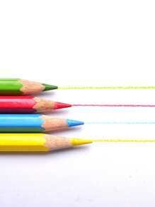 KIT With 6 Boxes Of Small Short Mini Colored Pencils 12 COLORS Coloring Pencils For Children School Back To School - 12 Colors - View 4