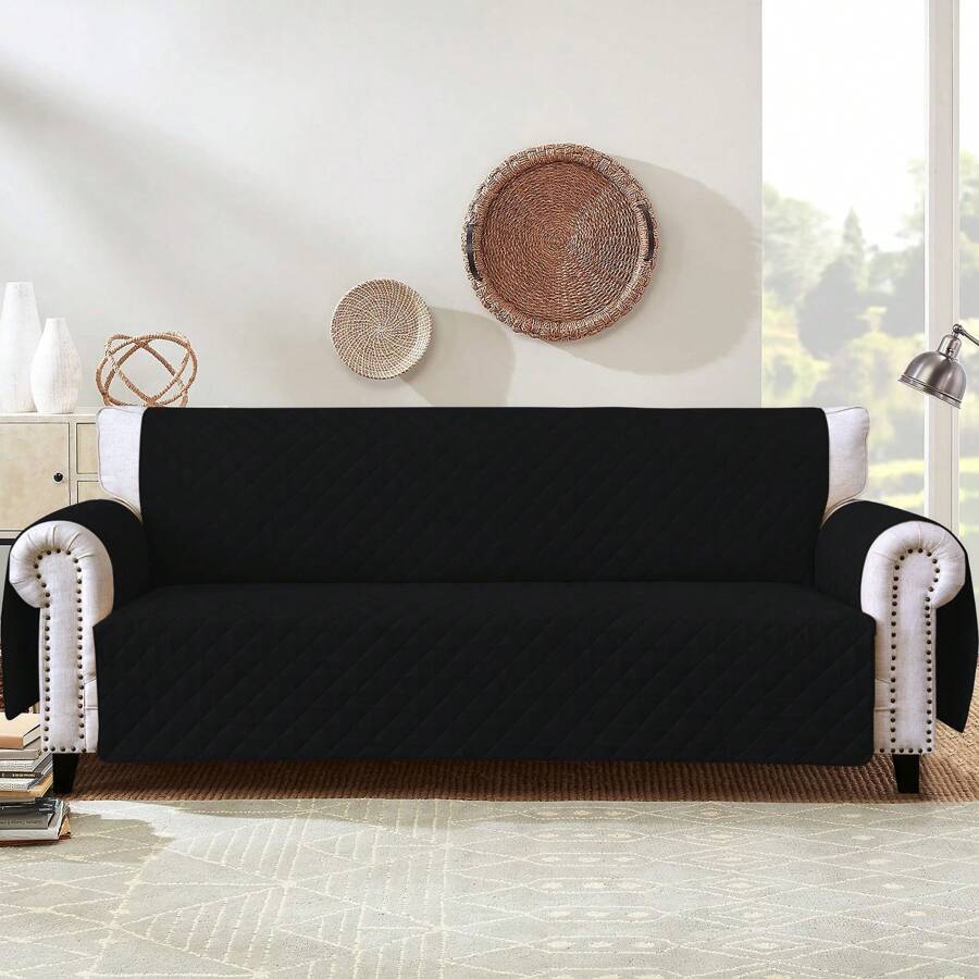 Farfallarossa Sofa Cover 1/2/3/4 Seat With Armrests - Waterproof Sofa Cover - Reversible- Cat Scratch Resistant - Stain Resistant - Essential For Pets