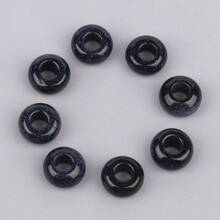 2 件/批天然石珠多色算盘形状大孔散珠适用于珠宝制作 DIY 项链手链配件 - Beads - 查看 21