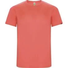 Roly Heren Imola korte mouwen sport T-shirt actieve kleding (fluorescerend koraal)