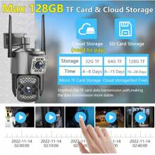 SWVW 8MP 4K HD Dual Lens 10X Zoom WiFi IP Camera Night Vision Ai Human Detect PTZ Outdoor Video Camara Wireless V380 Pro CCTV Security Protection - EU C Type Plug(220-240V) - View 12