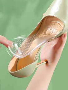 1 Pair Of Women Soft Sole Comfortable Silicone Non-Slip Insoles, Sandals, High Heels Universal