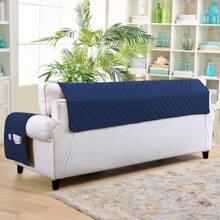 Farfallarossa Sofa Cover 1/2/3/4 Seat With Armrests - Waterproof Sofa Cover - Reversible- Cat Scratch Resistant - Stain Resistant - Essential For Pets