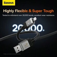 Baseus CoolPlay Series Fast Charging Cable USB To IP 2.4A 1m 2M