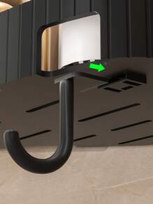 1pc Bathroom Shower Caddy, Wall Mounted No-Drill Triangle Storage Rack, Thickened ABS Toilet Corner Shelf, Bathroom Accessories, Home Organization And Storage Supplies