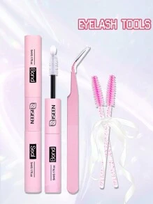 304 piezas D Curl, Kit de Racimos de Pestañas 60D 80D 100D 120D - Kit de Racimos de Pestañas, Kit de Extensión de Pestañas, Pegamento y Sellador, Pincel, Pinzas, Extensiones de Pestañas en Racimos, Kit de Extensión de Pestañas DIY para usar en casa, Pestañas Postizas