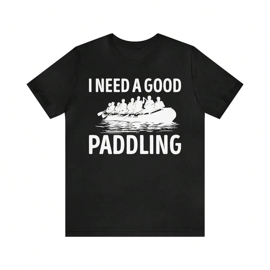 Rafting Gift  Funny River Rafting Lover Shirt For Him & Her  Rafter T-Shirt  Rafting Team TShirt  White Water Rafting Crew Tee Shirts - Black - View 1