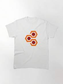 Overlook Rug Carpet Abstract Interpretation Classic T-Shirt, Women's T-Shirt, 220g Pure Cotton, Casual Crew Neck, Great For Leisure Days And Casual Outings.