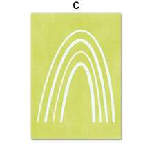 1pc Abstract Colorful Gallery Flower Market Rainbow Botanical Wall Art Canvas Painting Posters For Living Room Decor No Framed