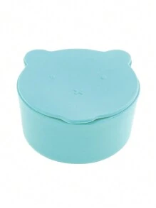 1pc Baby Custom Silicone Tableware Cute Personalized Customization Name Cartoon Bear Shape Baby Food Storage Box Print On Demand Baby Stuff - Multicolor - View 13