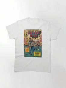 The Last Of Us - Intro Comic Cover Fan Art Classic T-Shirt, Women's T-Shirt, 220g Pure Cotton, Casual Crew Neck, Ideal For Traveling, Road Trips, Or Casual Days.