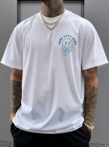 Camiseta masculina esportiva para atividades ao ar livre, com estampa "Cool Dad Club", ideal para presentear, sair com os amigos, usar em trilhas e pescarias, perfeita para o dia a dia, viagens e outras aventuras ao ar livre. Ótima opção de presente para o Dia dos Pais e Natal. Camiseta casual de manga curta, branca, para uso diário. - Branco - Ver 2