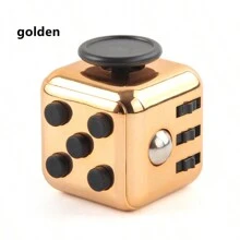 Multi-Color Cube/Dice Toy, Creative Stress Relief Toy For Teenagers And Adults, Fidget Desk Decor
