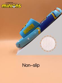 Minions 拖鞋，鞋子，可爱卡通露趾拖鞋，适合男孩和女孩，卡通鞋，透气防滑厚底拖鞋，适合室内家居浴室