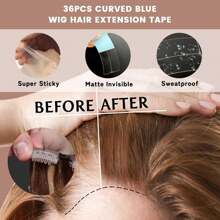 36/50/72/150Pcs Waterproof Double Side Adhesive Tape Lace Front Wig Tape Lace Wig Tape For Hair Extension Lace Front Support Toupee Wigs