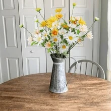 1/3PCS Kunstmatige Madeliefjesboeketten, 50cm Nepbloemen Met 5 Vorken, Kunnen Gebogen Worden En Verbleken Niet - Voor Bruiloftsdecoratie, Valentijnsdagdecoratie, Verjaardagsdecoratie, Jubileumdecoratie, Woondecoratie, Tafeldecoratie, Slaapkamer- En Badkamerdecoratie, Bureaudecoratie, Kamerdecoratiespullen, Herfstdecoratie, Herfstherfstdecoratie, Tafeldecoratie, Bloempotdecoratie