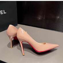 Zapatos de salón elegantes de encaje para mujer, tacón de aguja, para boda, fiesta, banquete, tacones altos cómodos, zapatos de mujer versátiles